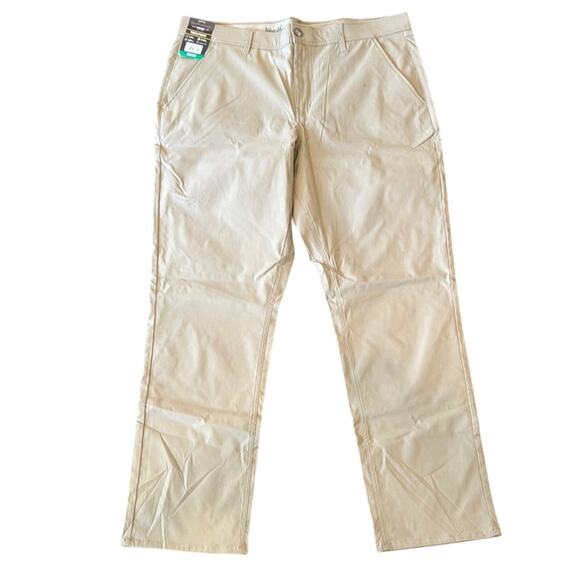 NWT Weatherproof Vintage Men's Tech Pant Tan Size 38x32 - Picture 2 of 9